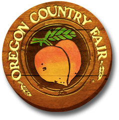 Oregon Country Fair Peach Logo